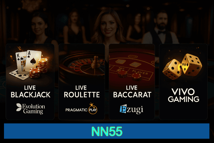 O NN55 Live Casino lança promoções regularmente