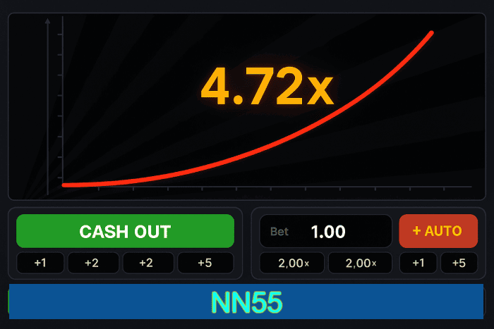 Jogo Crash Cassino NN55 apostas emocionantes